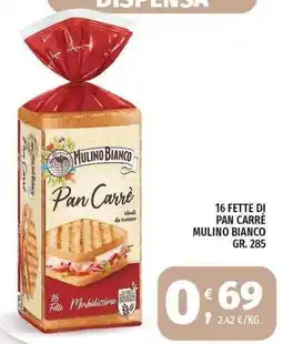 Vivo Supermercati Pan Carrè Mulino Bianco offerta