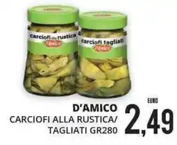 Mazzeo Giocattoli D'Amico carciofi alla rustica/tagliati offerta
