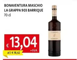 IperFamila Bonaventura Maschio La Grappa 903 Barrique offerta