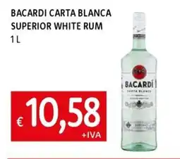 IperFamila Bacardi carta blanca superior white rum offerta