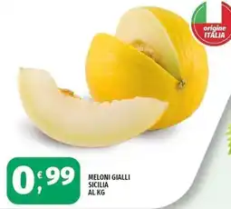 Vivo Supermercati Meloni gialli Sicilia offerta