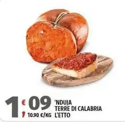 Vivo Supermercati ’Nduja Terre di Calabria offerta