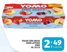 Vivo Supermercati Yogurt zero grassi senza lattosio Yomo offerta