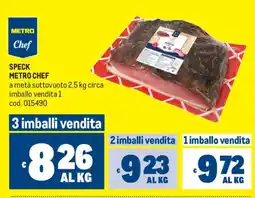 Metro Speck Metro Chef offerta
