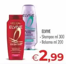 MerSi Supermercati Elvive shampoo e balsamo offerta