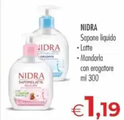 MerSi Supermercati Nidra Sapone liquido offerta