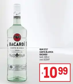 Metro Rum Carta Blanca Bacardi offerta