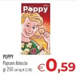 MerSi Supermercati Poppy Popcorn Astuccio offerta
