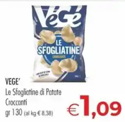 MerSi Supermercati VEGE' Le Sfogliatine di Patate Croccanti offerta
