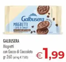 MerSi Supermercati Galbusera Maggetti con Gocce di Cioccolato offerta