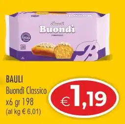 MerSi Supermercati Bauli Buondì Classico offerta