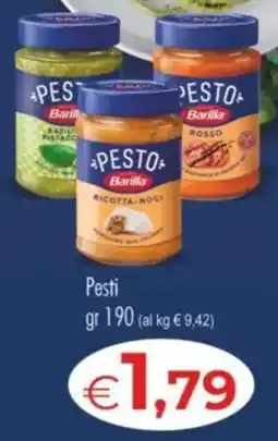 MerSi Supermercati Pesto Barilla offerta