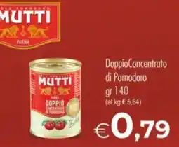 MerSi Supermercati Mutti Doppio Concentrato di Pomodoro offerta