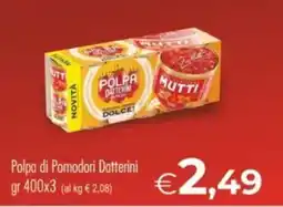 MerSi Supermercati Polpa di Pomodori Datterini Mutti offerta