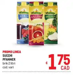 Metro Succhi Pfanner offerta