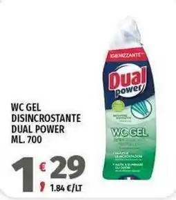Vivo Supermercati WC Gel disincrostante Dual Power offerta