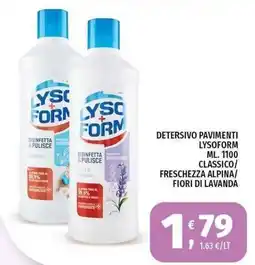 Vivo Supermercati Detersivo pavimenti Lysoform offerta