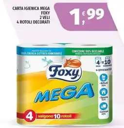 Vivo Supermercati Carta igienica mega Foxy offerta