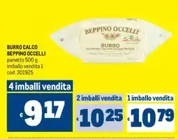 Metro Burro calco Beppino Occelli offerta