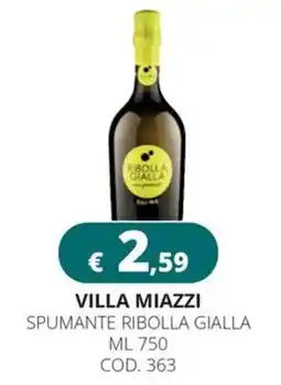 Altasfera Villa Miazzi Spumante Ribolla Gialla offerta