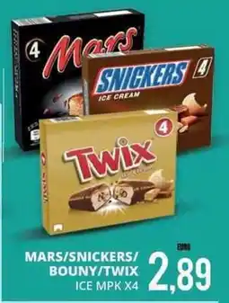 Mazzeo Giocattoli Mars/Snickers/Bounty/Twix Ice MPK offerta