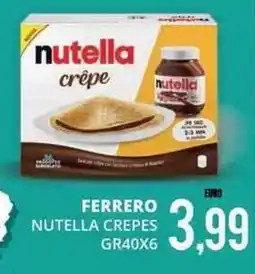 Mazzeo Giocattoli Ferrero Nutella crepes offerta