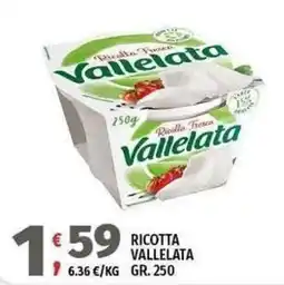 Vivo Supermercati Ricotta Fresca Vallelata offerta