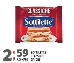 Vivo Supermercati Sottilette classiche offerta