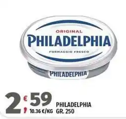 Vivo Supermercati Philadelphia formaggio fresco offerta