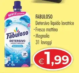 MerSi Supermercati Fabuloso Detersivo lavatrice profumato offerta