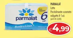 MerSi Supermercati Parmalat Latte Parzialmente Scremato offerta