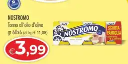 MerSi Supermercati Nostromo Tonno all'olio di oliva offerta