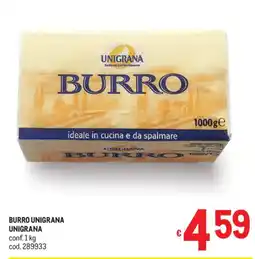 Metro Burro Unigrana offerta