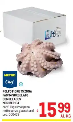 Metro Polpo fiore t5 zona offerta