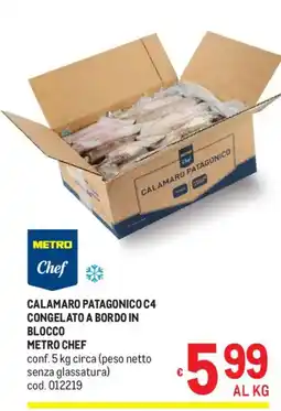 Metro Calamaro patagonico C4 Metro Chef offerta