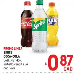 Metro Bibite Coca-Cola offerta