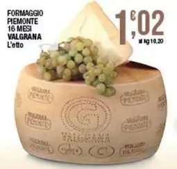 Sidis Formaggio Piemonte Valgrana offerta