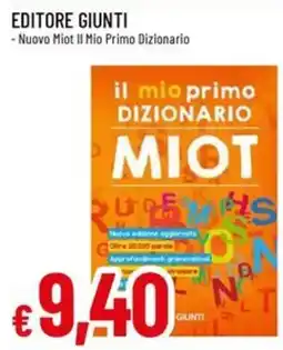IperFamila Il mio primo dizionario Miot offerta