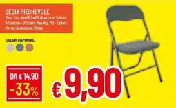 IperFamila Sedia pieghevole offerta