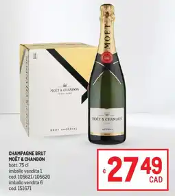 Metro Champagne Brut Moët & Chandon offerta