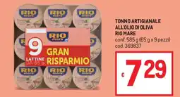Metro Tonno artigianale all'olio di oliva Rio Mare offerta