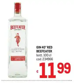 Metro Gin 40° Red Beefeater offerta
