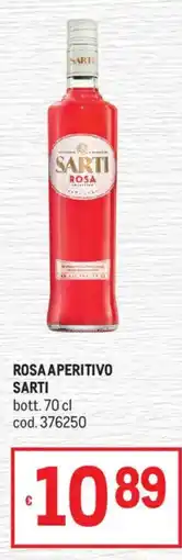 Metro Rosa Aperitivo Sarti offerta