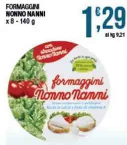 Sidis Formaggini Nonno Nanni offerta
