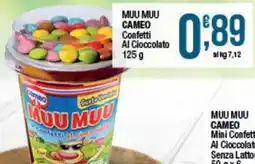 Sidis Muu Muu Cameo Confetti Al Cioccolato offerta