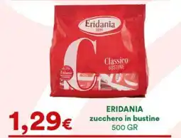 Supermercati Pasquale Prisco Eridania zucchero in bustine offerta