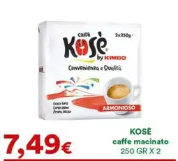 Supermercati Pasquale Prisco Caffè Kose by Kimbo offerta