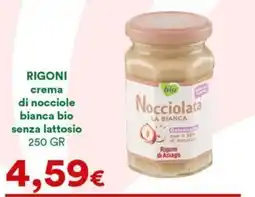 Supermercati Pasquale Prisco Rigoni crema di nocciole bianca bio offerta