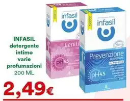 Supermercati Pasquale Prisco Infasil detergente intimo offerta