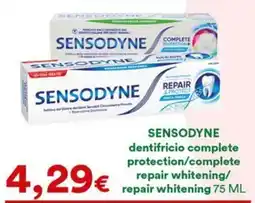 Supermercati Pasquale Prisco Sensodyne dentifricio complete protection/complete repair whitening offerta